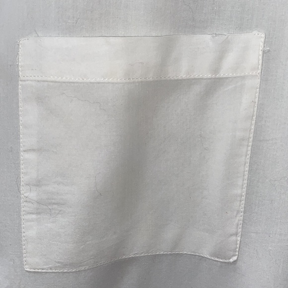 STRADIVARIUS WHITE COTTON BUTTON DOWN TUNIC SZ M - Picture 10 of 12